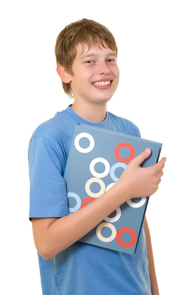 Young smiling teenage boy — Stock Photo, Image