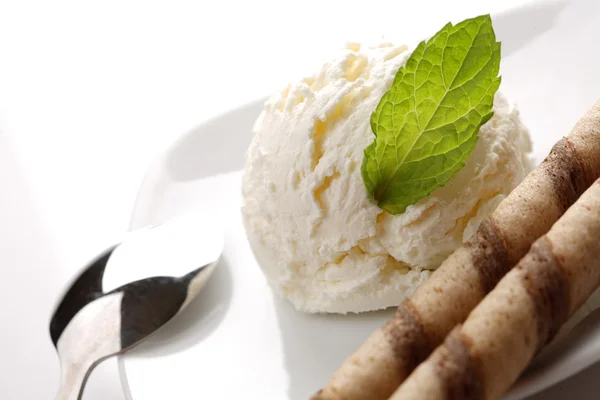 Vanilla Ice cream — Stock Photo, Image