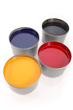 Matbaa mürekkepleri, siyan, macenta, sarı