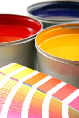 Matbaa mürekkepleri, siyan, macenta, sarı