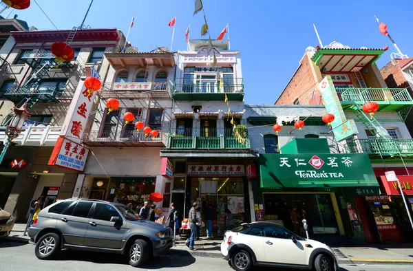 Antique Chinese Style Commercial Building 947 Grant Avenue Jackson Street — Φωτογραφία Αρχείου