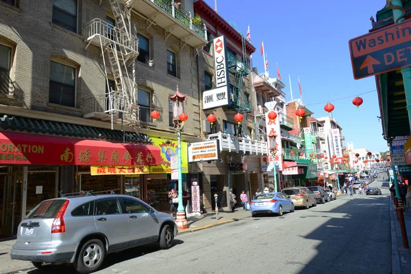 Antique Chinese Style Commercial Building 917 Grant Avenue Washington Street — Φωτογραφία Αρχείου