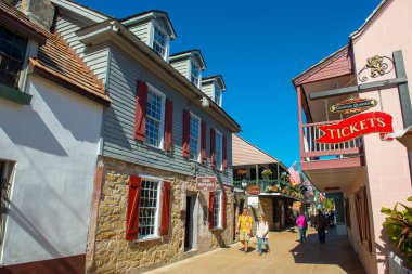 Casa Rodriquez 52 St. George Caddesi 'nde tarihi St. Augustine, Florida FL, ABD. 