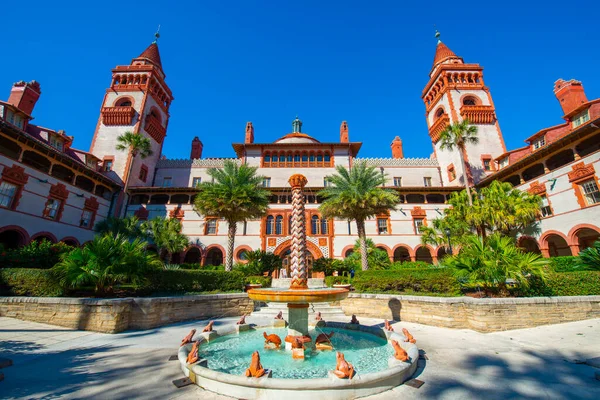 Flagler College Ponce Leon Hall Abd Nin Florida Eyaletinin Tarihi — Stok fotoğraf