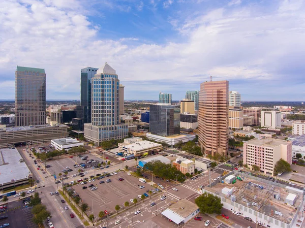 Distretto Finanziario Tampa Edifici Moderni Tra Cui 100 North Tampa — Foto Stock