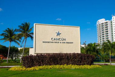 Iberostar Seçimi Cancun Otel giriş tabelası, Cancun, Quintana Roo QR, Meksika.