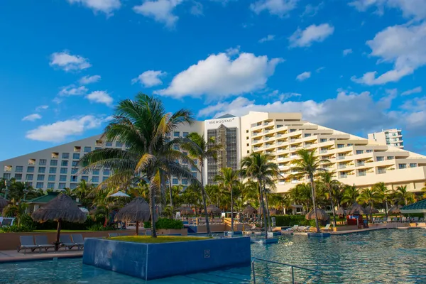 Iberostar Επιλογή Ξενοδοχείου Cancun Στο Ηλιοβασίλεμα Κανκούν Quintana Roo Μεξικό — Φωτογραφία Αρχείου