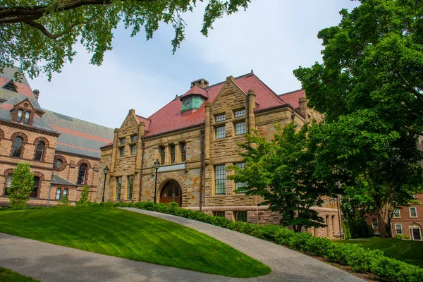 Sayles Hall Salão Estilo Românico Richardsoniano Construído 1881 Brown University — Fotografia de Stock