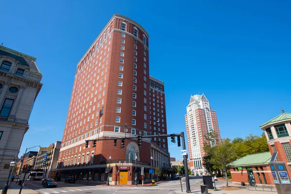 Providence Biltmore Hotel Stato Costruito Nel 1922 Dorrance Street Nel — Foto Stock