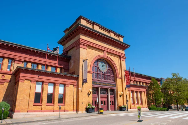 Σταθμός Providence Union Είναι Ένας Ιστορικός Σιδηροδρομικός Σταθμός Που Κατασκευάστηκε — Φωτογραφία Αρχείου