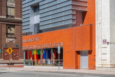 Rhode Island Tasarım Okulu RISD Sanat Müzesi Providence şehir merkezindeki 20 N Main Caddesi, Rhode Island RI, ABD. 