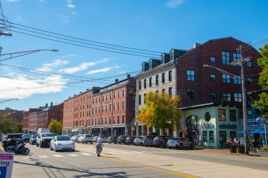 Portland, Maine ME 'deki Dana Caddesi, 211 Commercial Caddesi' ndeki tarihi ticari bina.. 