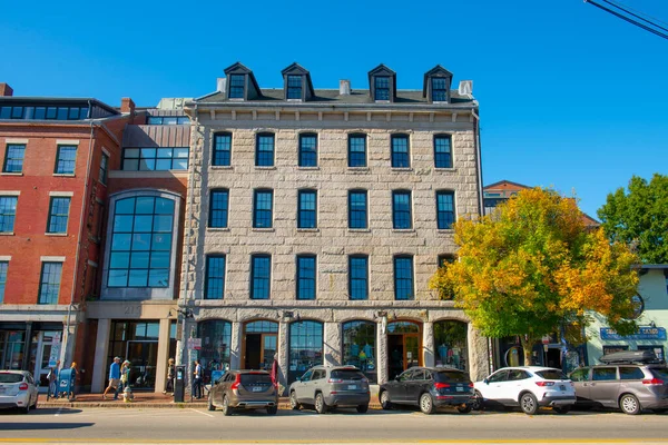 Portland, Maine ME 'deki Dana Caddesi, 211 Commercial Caddesi' ndeki tarihi ticari bina.. 
