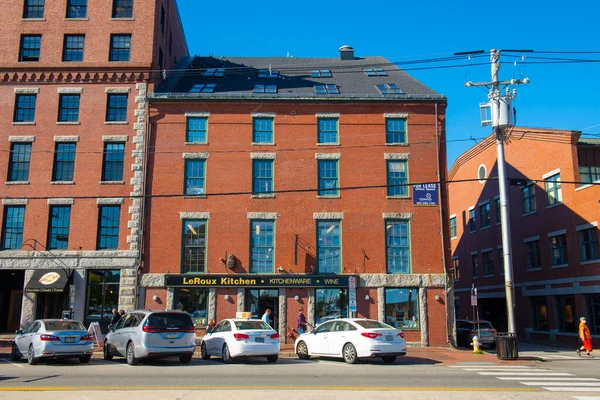 Historic Commercial Building 145 Commercial Street Market Street Old Port — Stock Fotó