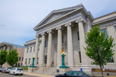 Essex Probate and Family Court at 36 Federal Street in historic city center of Salem, Massachusetts MA, USA. 