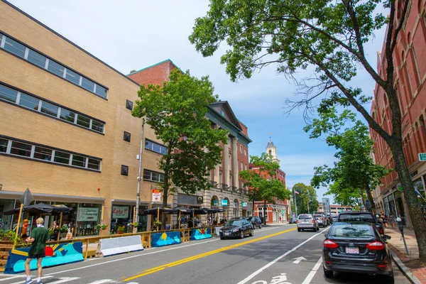 Salem City Hall Annex Washington Street Historic City Center Salem — Fotografia de Stock