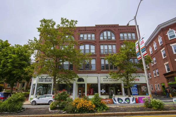 Historic Commercial Buildings 140 Washington Street Barton Square Historic City — Stock Fotó