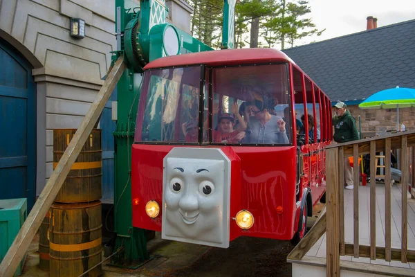 Bertie Bus Tour Thomas Land Usa Edaville Family Theme Park — Stockfoto