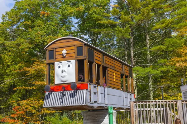 Toby Tilting Track Thomas Land Usa Edaville Family Theme Park — Stockfoto