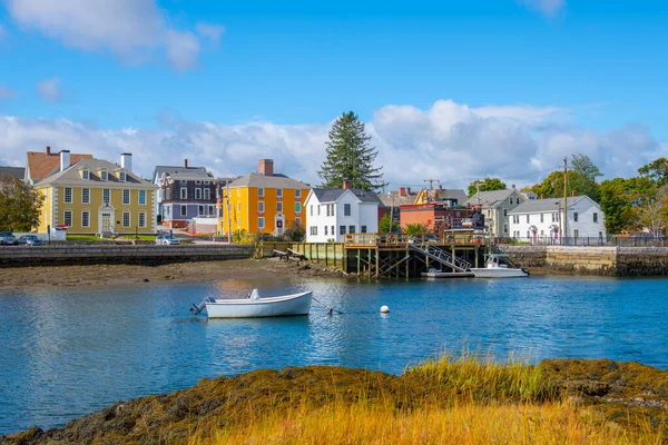 Portsmouth Tarihi Rıhtım Bölgesi Piscataqua Nehri Nin Portsmouth New Hampshire — Stok fotoğraf