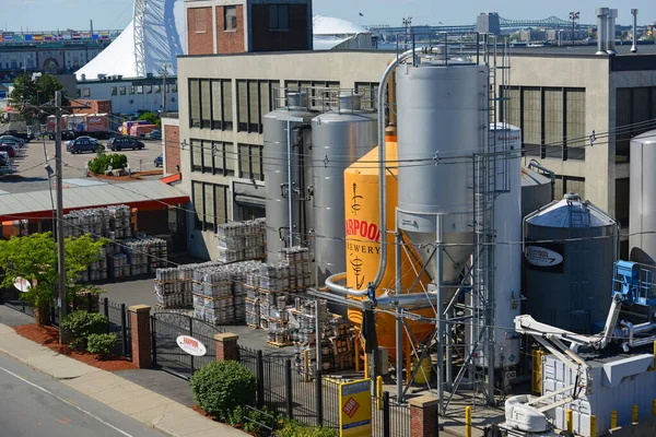 Harpoon Brewery American Brewery Based 306 Northern Avenue Seaport District — Stock Photo, Image