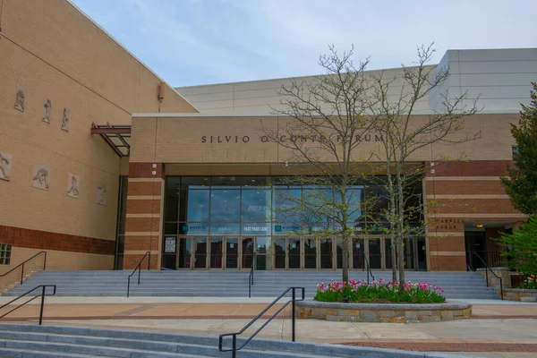 Silvio Conte Forum Building Boston College Бостонський Коледж Був Заснований — стокове фото