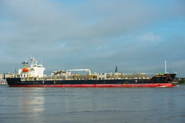 Öltanker Kokuka Glorious Auf Dem Mississippi New Orleans Louisiana Usa — Stockfoto