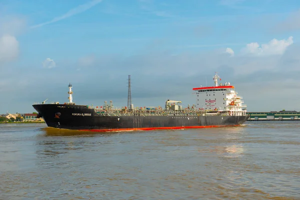Öltanker Kokuka Glorious Auf Dem Mississippi New Orleans Louisiana Usa — Stockfoto