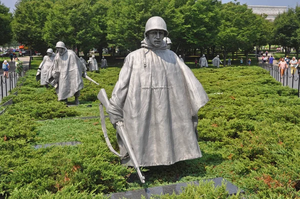 Korean War Veterans Memorial Located West Potomac Park Washington Usa — Stock Photo, Image