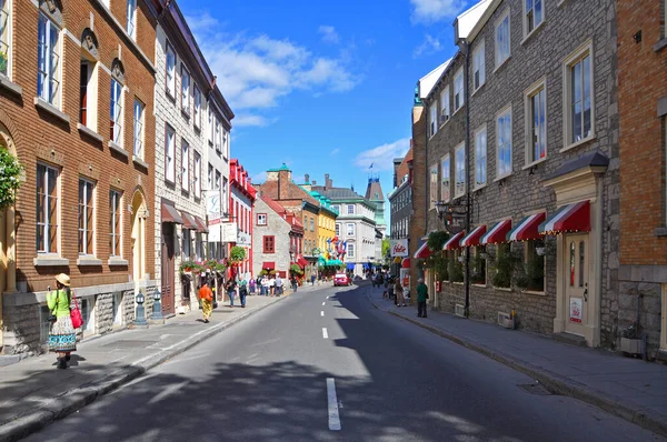 Edifício Comercial Histórico Estilo Francês Rue Saint Louis Street Rue — Fotografia de Stock