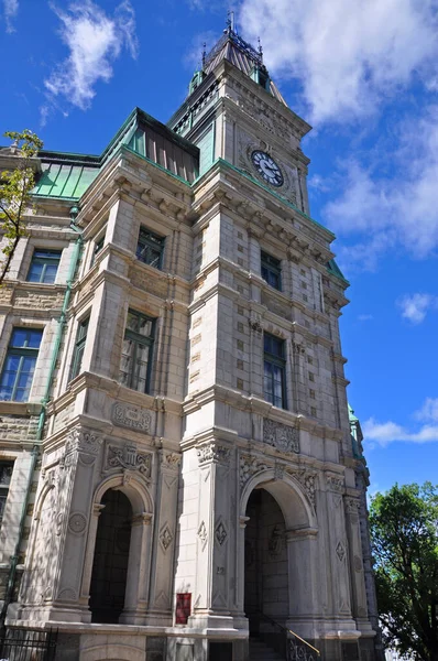 Quebec City Court House Είναι Μια Δεύτερη Αυτοκρατορία Στυλ Αρχιτεκτονικής — Φωτογραφία Αρχείου