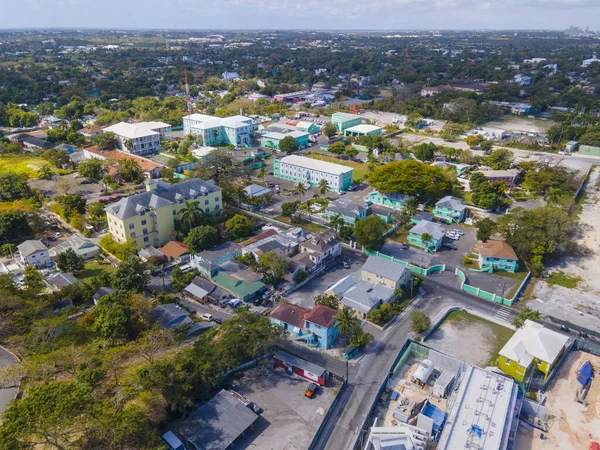 Centro Storico Nassau Vista Aerea Nassau Isola New Providence Bahamas — Foto Stock