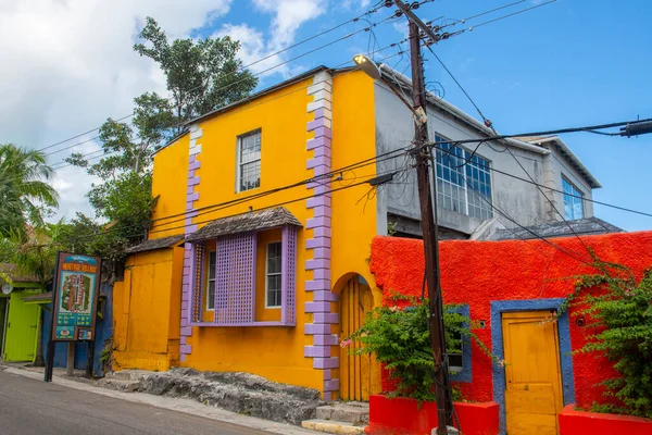 Heritage Village Gray Cliff Hill Street Het Historische Nassau New — Stockfoto