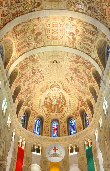 Ceiling Basilica Sainte Anne Beaupre Basilica Sainte Anne Beaupre Basilica — Stock Photo, Image