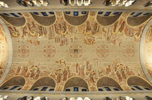 Ceiling Basilica Sainte Anne Beaupre Sainte Anne Beaupre 성당은 캐나다의 — 스톡 사진