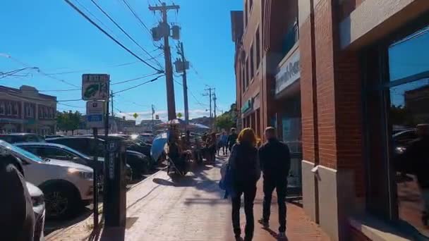 Visite Guidée Portland Waterfront Commercial Street Pied Dans Vieux Port — Video