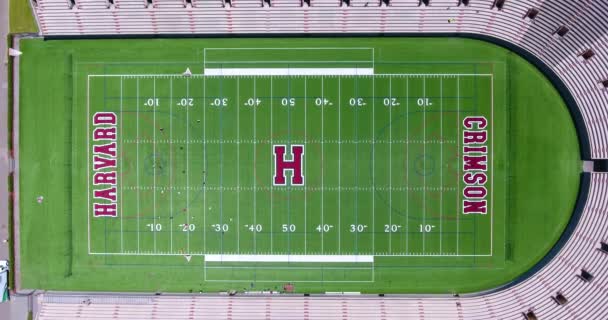 Harvard Stadium Built 1903 Allston Boston Massachusetts Usa Home Harvard — Stock Video