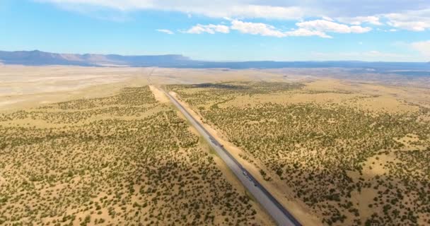 Letecký Pohled Horse Canyon Route 191 Středním Utahu Usa — Stock video
