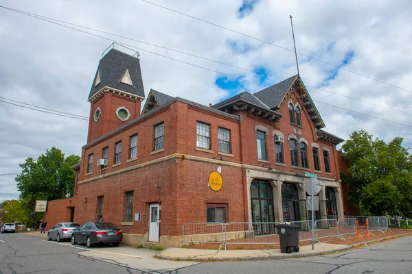 Central Fire House Nashua Historic Building Court Street Historic Downtown — Photo