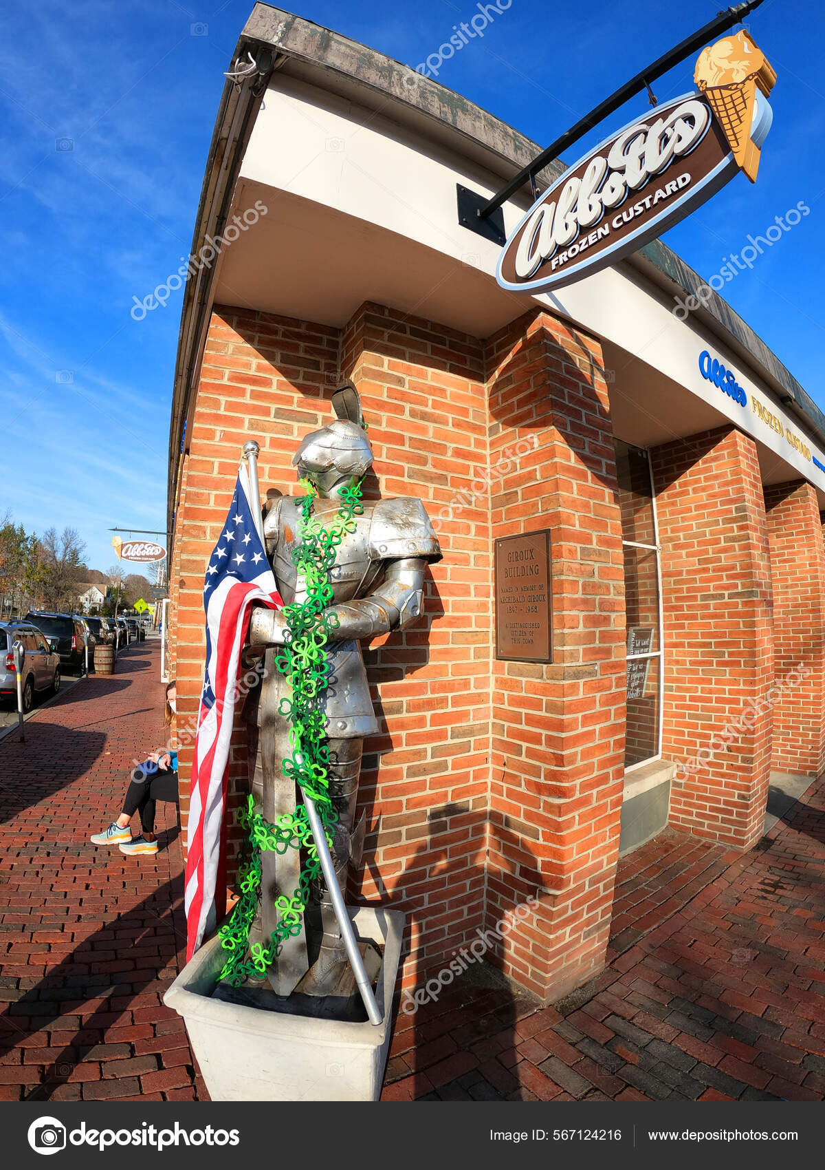 Antique Armor Abbott's Frozen Custard 1853 Massachusetts Avenue
