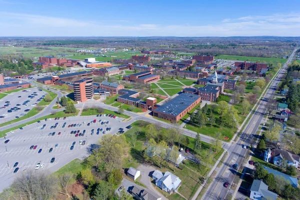 State University New York Potsdam Suny Potsdam Luftaufnahme Der Innenstadt — Stockfoto