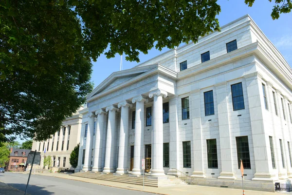 New York Court Appeal Building Χτίστηκε Ελληνικό Στυλ Revival 1842 — Φωτογραφία Αρχείου