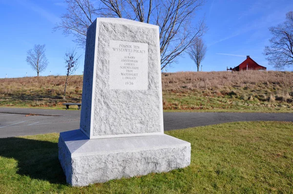 Memorial Monument Saratoga National Historical Park Saratoga County Upstate New — Stockfoto
