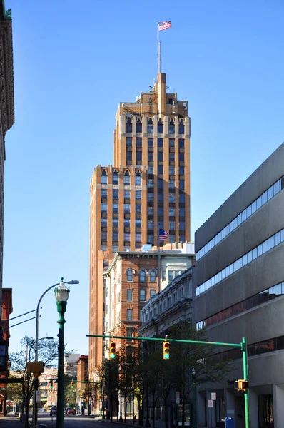 State Tower Building Built 1927 Downtown Syracuse New York State — Fotografia de Stock