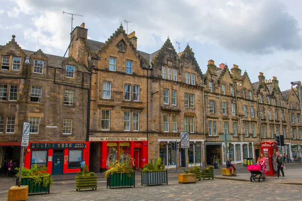 Historic Commercial Building Grassmarket Royal Mile Old Town Edinburgh Scotland — Stock Photo, Image