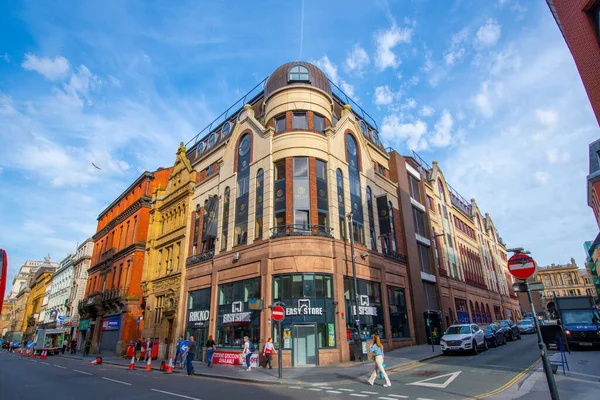 Historic Commercial Building Dale Street City Center Liverpool Merseyside Liverpool — Foto de Stock