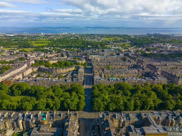 New Town Aerial View Howe Street George Street Saint Stephen — Stockfoto