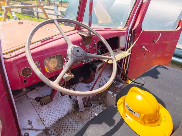 Antique Chelsea Fire Department Mark Fire Truck Connors Farm Danvers — Stockfoto