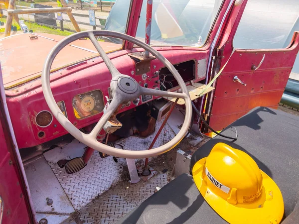 Antique Chelsea Fire Department Mark Fire Truck Connors Farm Danvers — ストック写真