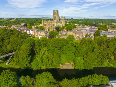 Durham Cathedral is a cathedral in the historic city center of Durham, England, UK. The Durham Castle and Cathedral is a UNESCO World Heritage Site since 1986. 